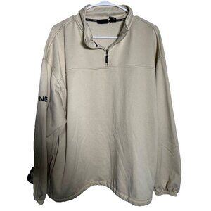 Ping Golf Mens Fleece Lined 1/4 Zip Performance Jacket Size L Mock Neck Outdoor